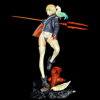 Harley Quinn DC Comics Neon Genesis Evangelion Crossover Anime Figure PVC 13" [No Box]