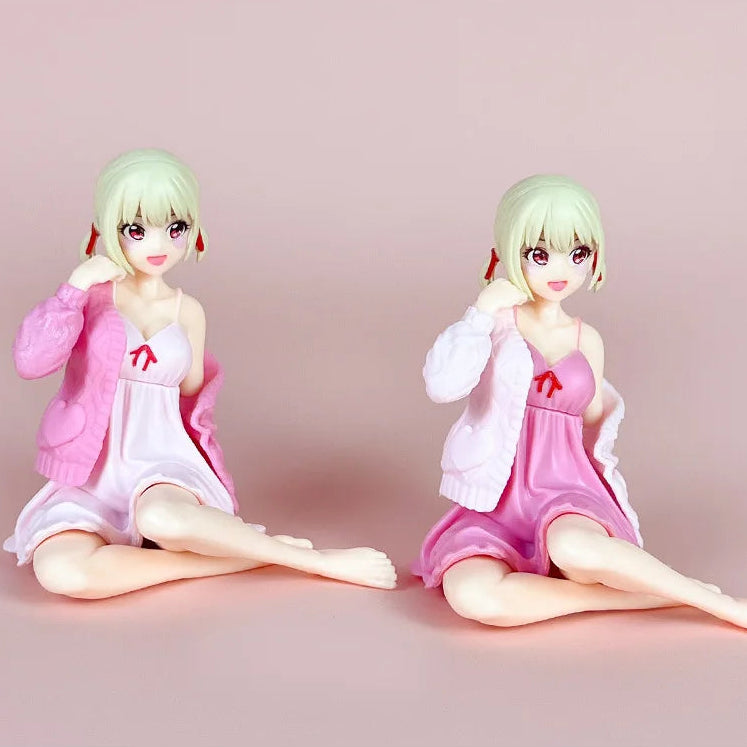 Chisato Nishikigi Sleepwear Lycoris Recoil Anime Figure Model PVC 4" [No Box]