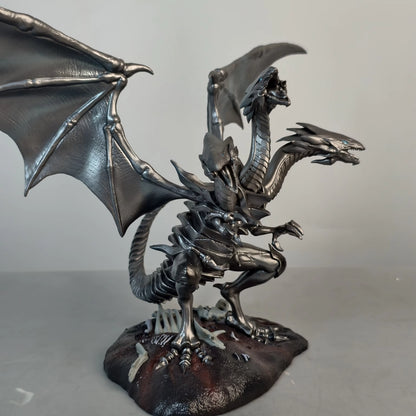 Blue-Eyes Ultimate Dragon Yu-Gi-Oh! Anime Figure Model Statue PVC 9.8" [No Box]