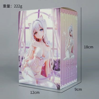 Vanilla Lingerie Nekopara Anime Figure Model Statue PVC 5.3" [Adult Collectible]