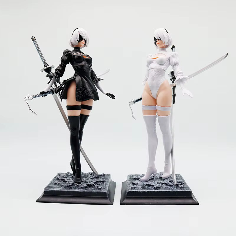NieR:Automata: YoRHa No.2 Type B (2B) Combat Suit & Dress Ver. 1/7 Scale Figure