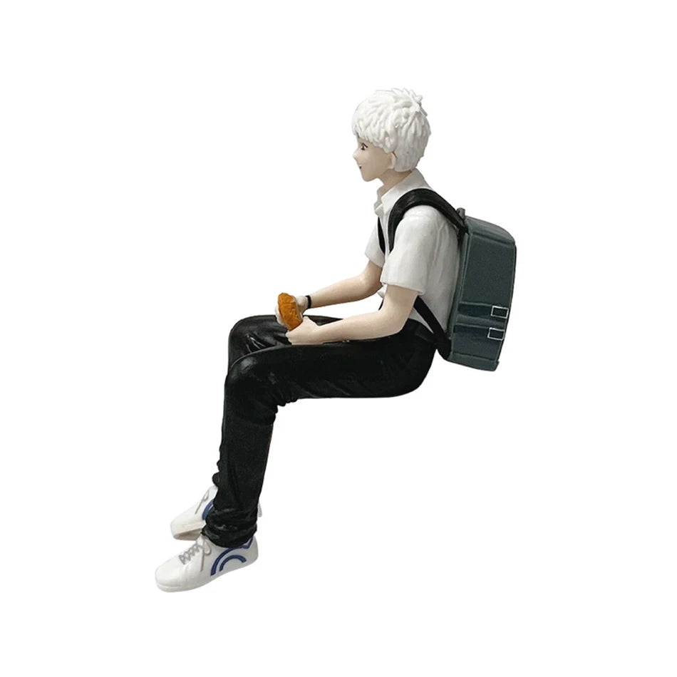 Tsujinaka & Hikaru Sitting The Summer Hikaru Died Desktop Anime Figure Model PVC 5" [Boxed]