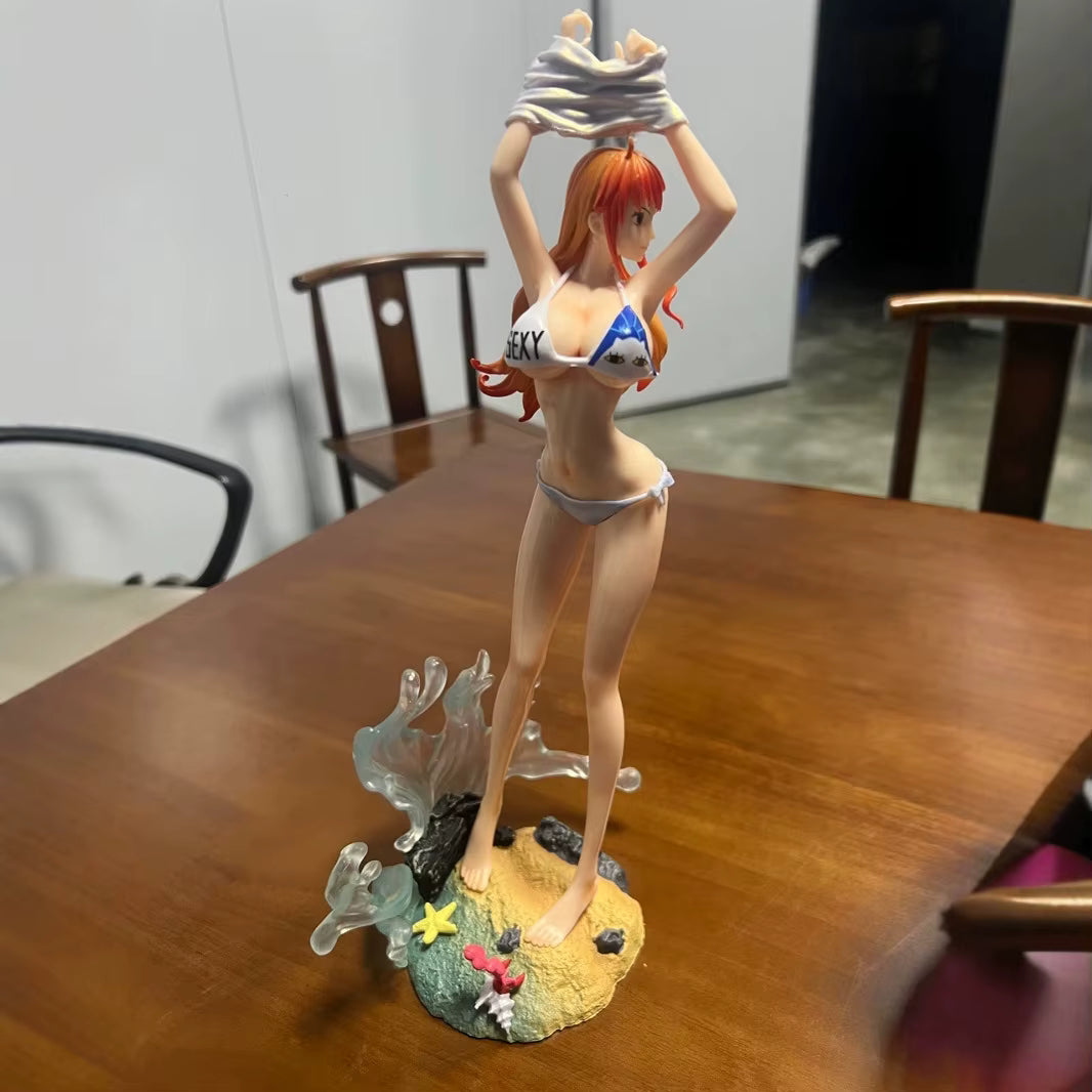 Nami Swimsuit One Piece Anime Figure Model Statue PVC 13" [No Box]