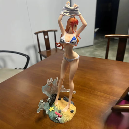 Nami Swimsuit One Piece Anime Figure Model Statue PVC 13" [No Box]