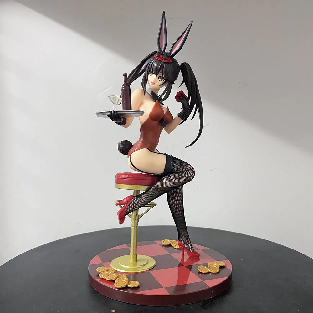 Kurumi Tokisaki Bunny Date A Live Anime Figure Model Statue PVC 11" [Adult Collectible]