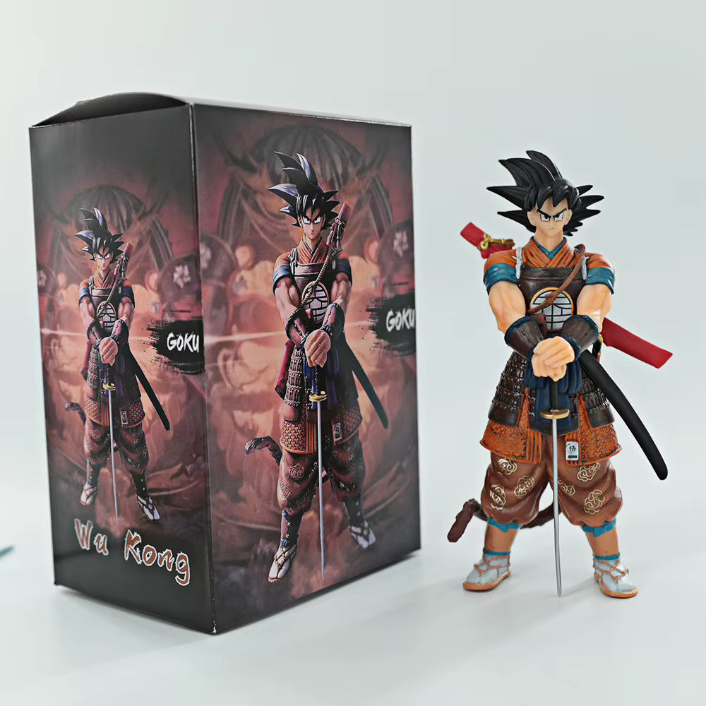 Goku Samurai Ver. Dragon Ball Z Collectible Anime Figure Model Statue PVC 8" [Boxed]
