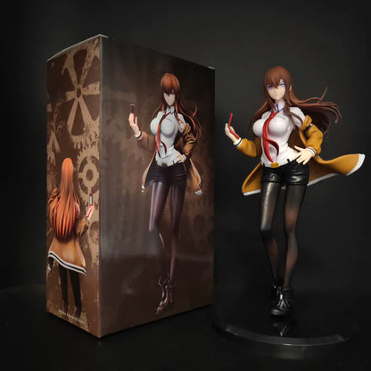 Kurisu Makise School Uniform Steins;Gate Anime Figure Model Statue PVC 8.5" [Boxed]