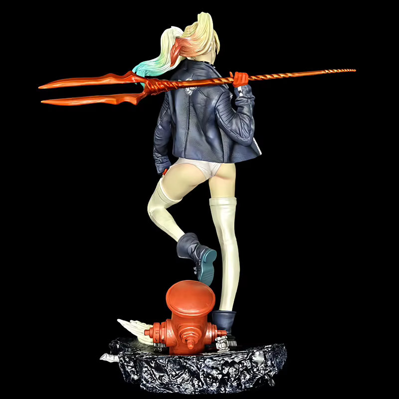 Harley Quinn DC Comics Neon Genesis Evangelion Crossover Anime Figure PVC 13" [No Box]