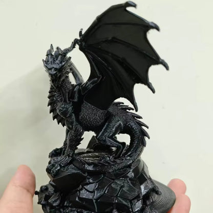 Ancalagon the Black The Lord of the Rings Sculpture Figure Statue Resin PVC 4.7" [No Box]