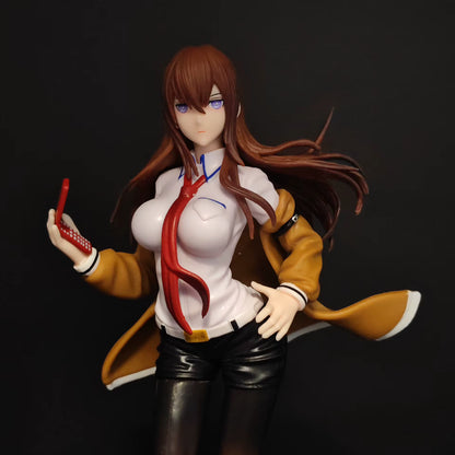 Kurisu Makise School Uniform Steins;Gate Anime Figure Model Statue PVC 8.5" [Boxed]