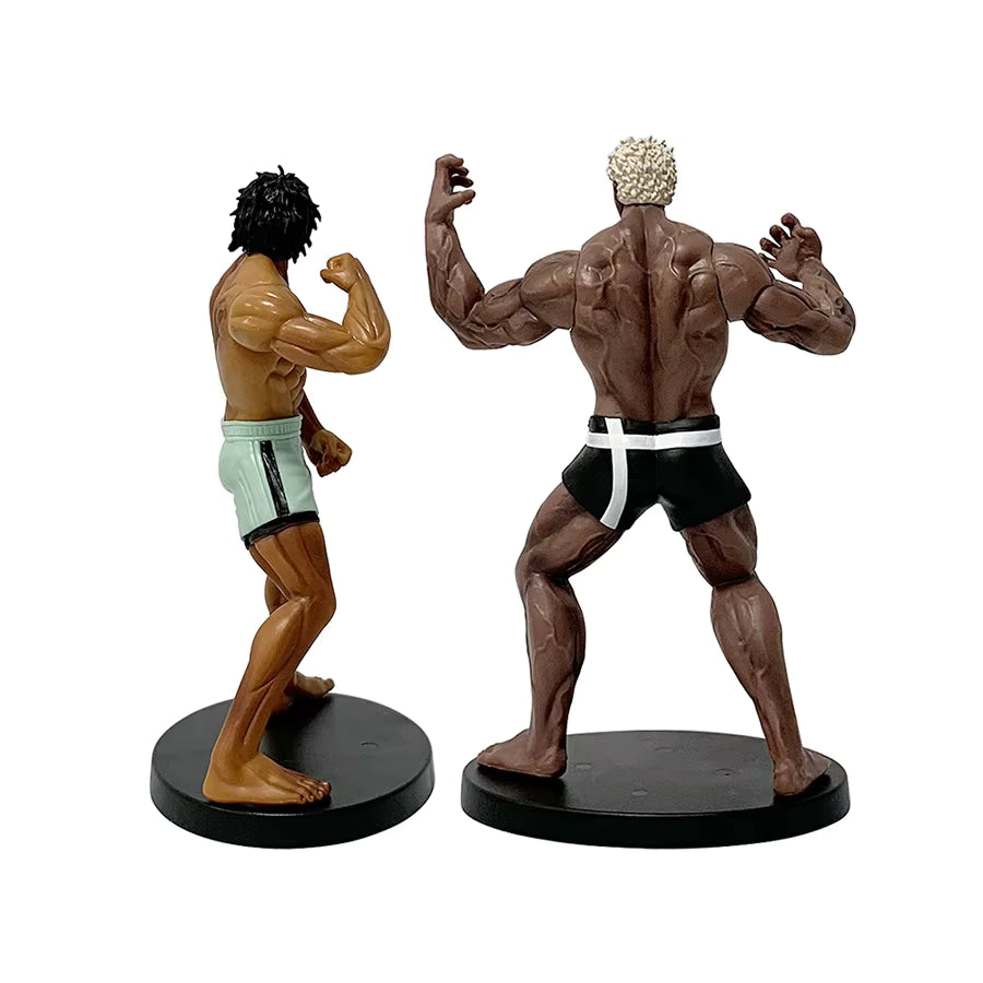 Tokita Ohma and Kure Raian Kengan Ashura Anime Figure Model Statues PVC 7" [Boxed]