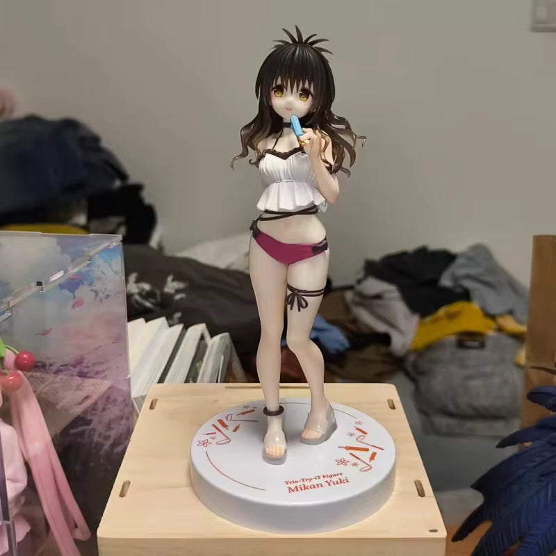Mikan Yuuki Beachwear To LOVE-Ru Anime Figure Model Statue PVC 6.5" [Original]