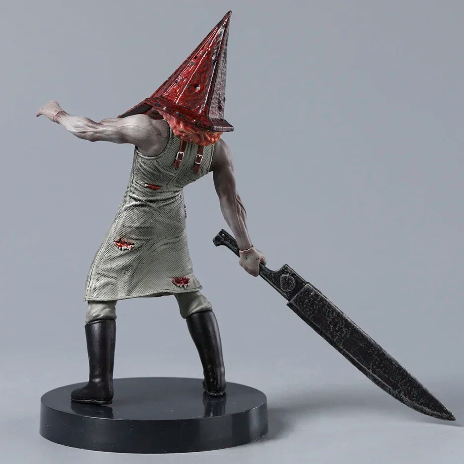 Pyramid Head and Dark Nurse Silent Hill Horror Movie Monster Figure Statue Model PVC [Boxed]