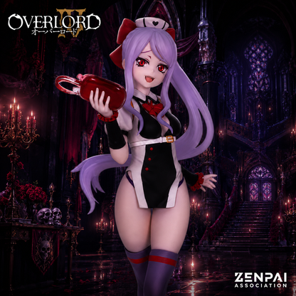 OVERLORD — Shalltear Bloodfallen Nurse Ver. 1/9 Scale Figure