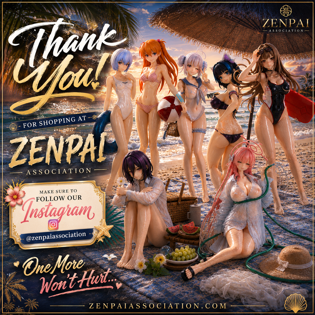 Azur Lane — Graf Zeppelin Beachside Urd Ver. 1/7 Scale Figure