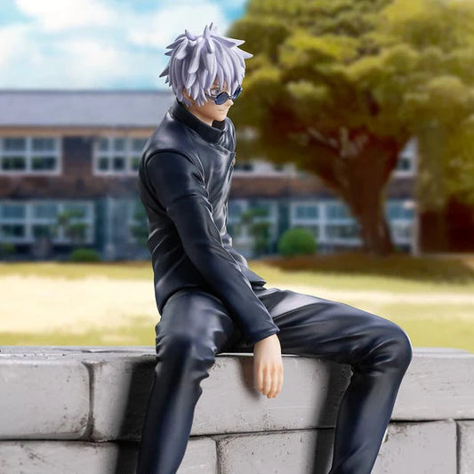 Gojo Satoru Sitting Jujutsu Kaisen Anime Desktop Figure PVC 5.3 in [Boxed]