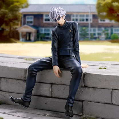 Gojo Satoru Sitting Jujutsu Kaisen Anime Desktop Figure PVC 5.3 in [Boxed]