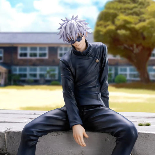 Gojo Satoru Sitting Jujutsu Kaisen Anime Desktop Figure PVC 5.3 in [Boxed]