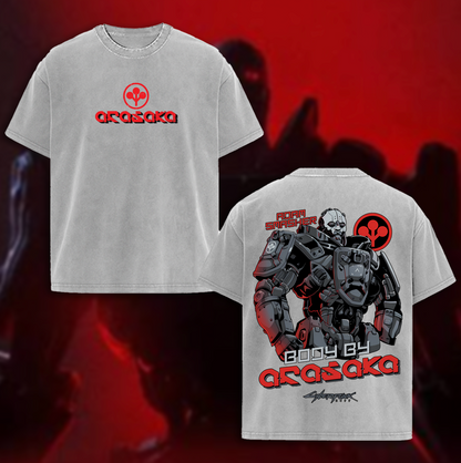 Adam Smasher - Cyberpunk 2077 Acid Washed T-shirt