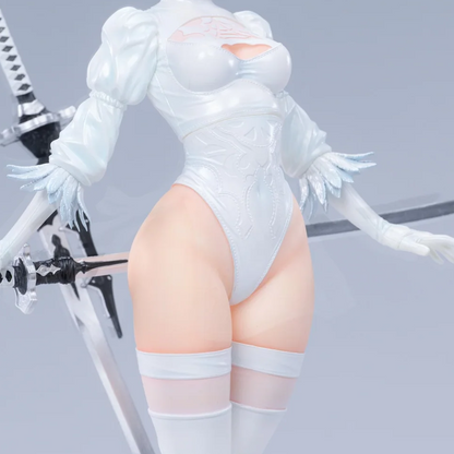 NieR:Automata: YoRHa No.2 Type B (2B) Combat Suit & Dress Ver. 1/7 Scale Figure