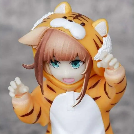 Kinako Tiger Pajamas My Cat Is a Kawaii Girl Anime Figure Model Statue PVC 4.5" [No Box]