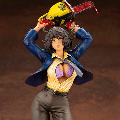 Female Leatherface Scary Parody Horror Figure Model Statue PVC 9" [Boxed]