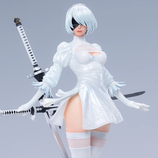 NieR:Automata: YoRHa No.2 Type B (2B) Combat Suit & Dress Ver. 1/7 Scale Figure