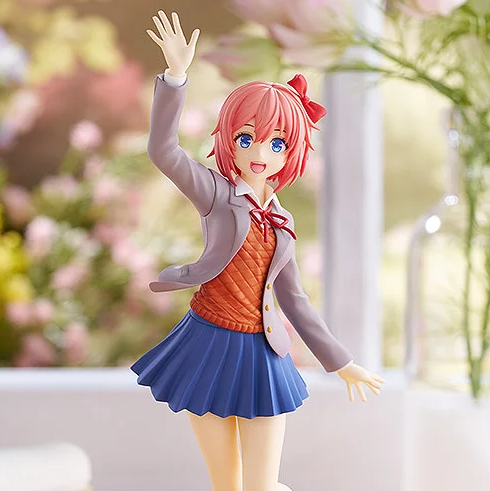 Sayori Doki Doki Literature Club! Kawaii Anime Figure Model Statue PVC 6.5" [Boxed]