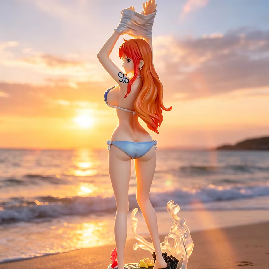 Nami Swimsuit One Piece Anime Figure Model Statue PVC 13" [No Box]