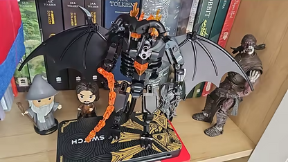 Balrog of Moria The Lord of the Rings Figure  Building Blocks 215 pcs Interlocking Set PVC 6"
