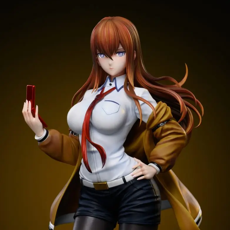 Kurisu Makise School Uniform Steins;Gate Anime Figure Model Statue PVC 8.5" [Boxed]
