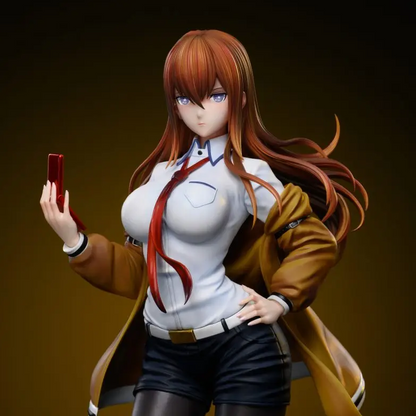 Kurisu Makise School Uniform Steins;Gate Anime Figure Model Statue PVC 8.5" [Boxed]