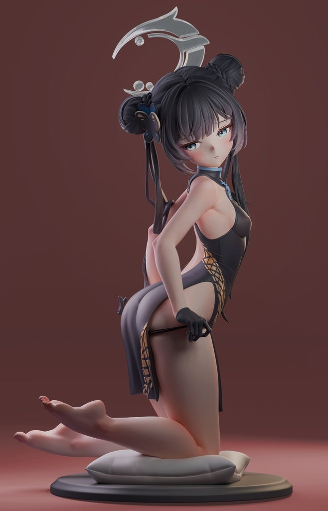 Ryuuge Kisaki Cheongsam Blue Archive RPG Kawaii Anime Figure 7.4" [Boxed] *Adult Collectible*