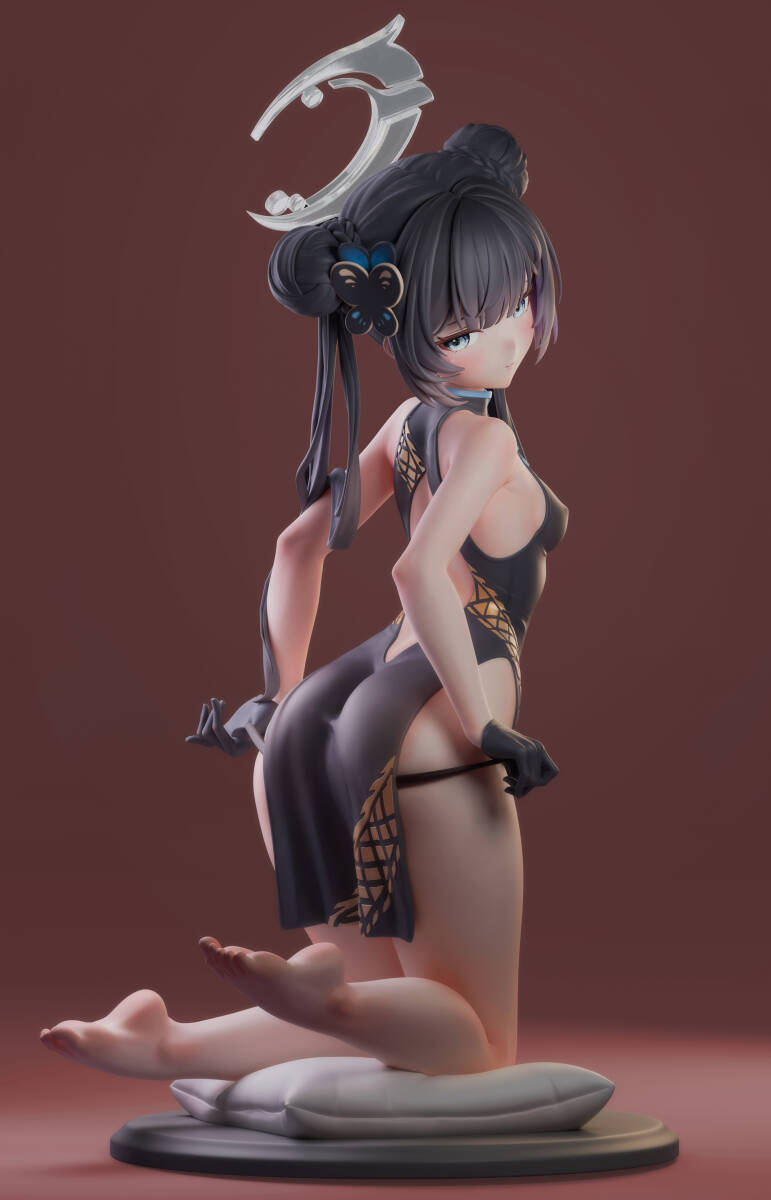 Ryuuge Kisaki Cheongsam Blue Archive RPG Kawaii Anime Figure 7.4" [Boxed] *Adult Collectible*