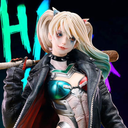 Harley Quinn DC Comics Neon Genesis Evangelion Crossover Anime Figure PVC 13" [No Box]
