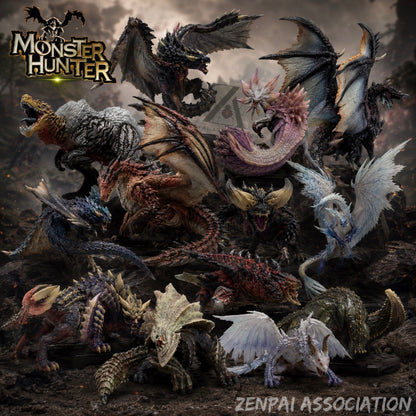 Monster Hunter Tabletop Collectible Figure Model Statues PVC 3 - 4.5" [No Box]