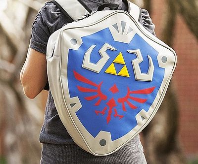 Link Hailia Shied Backpack Fan Zelda Cosplay Standard Bookbag 15 W x 18 H"