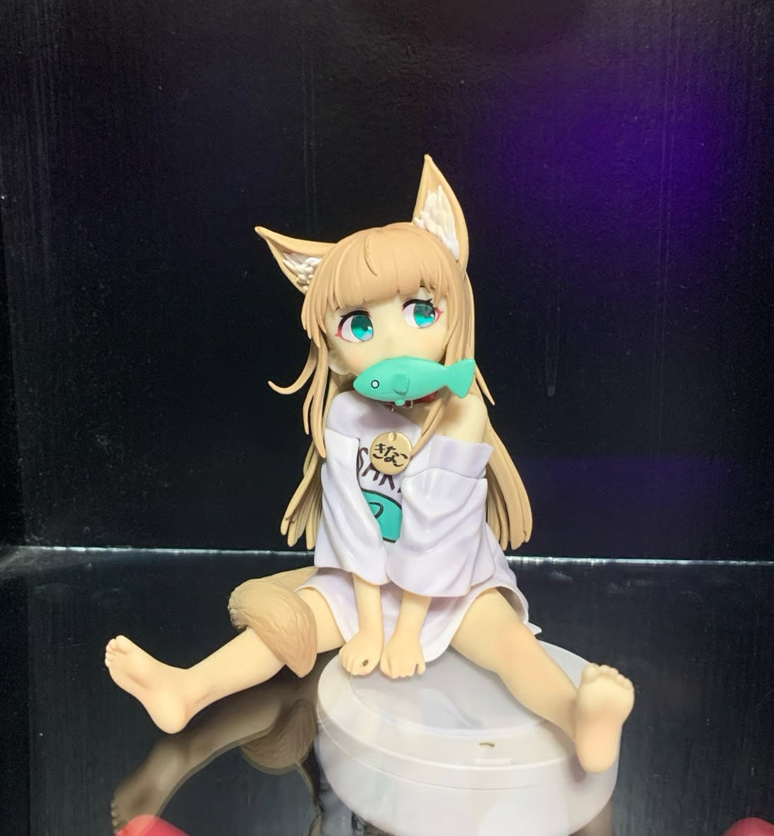 Kinako My Cat Is a Kawaii Girl Desktop Anime Figure Model Statue PVC 4" [No Box]