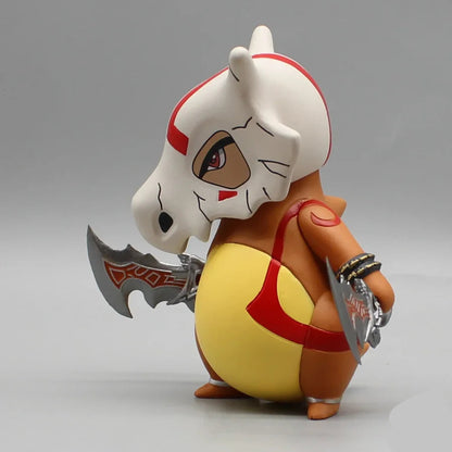 Cubone Crossover Kratos God of War Anime Action Figure 4.7  in PVC [Boxed]