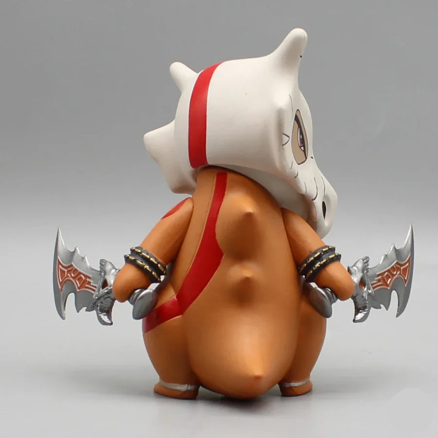 Cubone Crossover Kratos God of War Anime Action Figure 4.7  in PVC [Boxed]