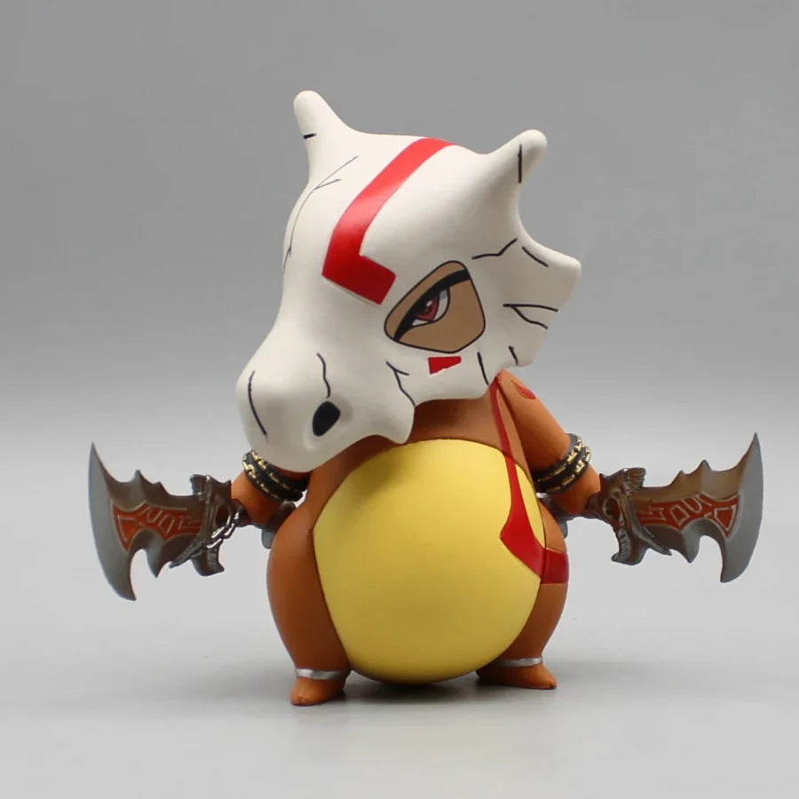 Cubone Crossover Kratos God of War Anime Action Figure 4.7  in PVC [Boxed]