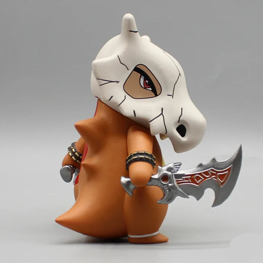 Cubone Crossover Kratos God of War Anime Action Figure 4.7  in PVC [Boxed]