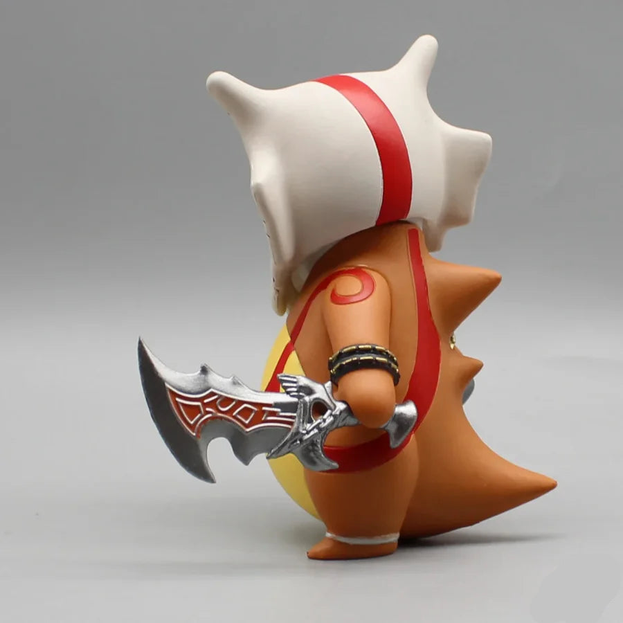 Cubone Crossover Kratos God of War Anime Action Figure 4.7  in PVC [Boxed]