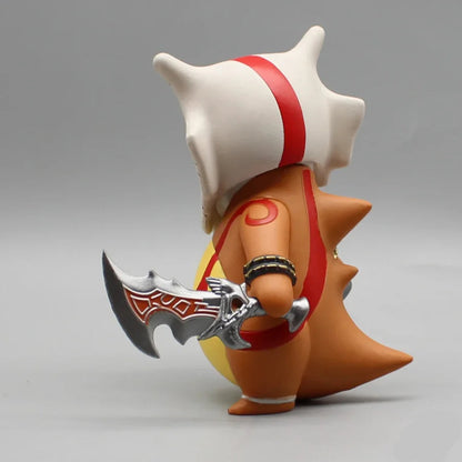 Cubone Crossover Kratos God of War Anime Action Figure 4.7  in PVC [Boxed]