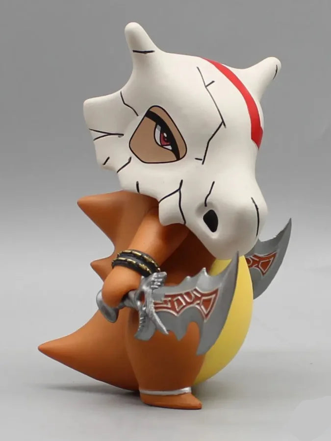 Cubone Crossover Kratos God of War Anime Action Figure 4.7  in PVC [Boxed]