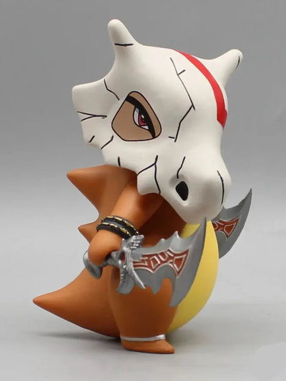 Cubone Crossover Kratos God of War Anime Action Figure 4.7  in PVC [Boxed]