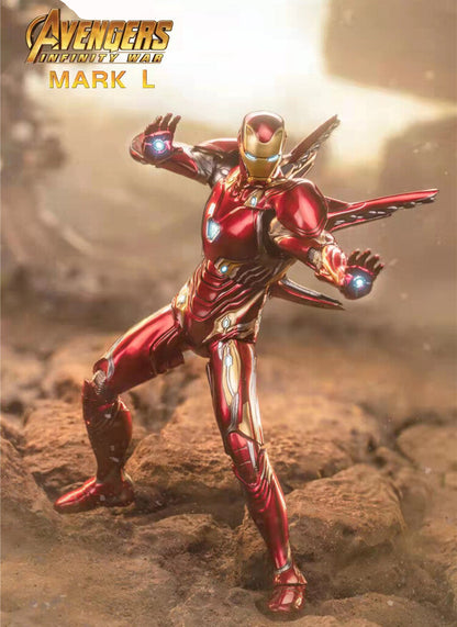 Iron Man Mark 50 Marvel Adjustable Action Figure PVC Scale 1:1 [Boxed] *No Glow*