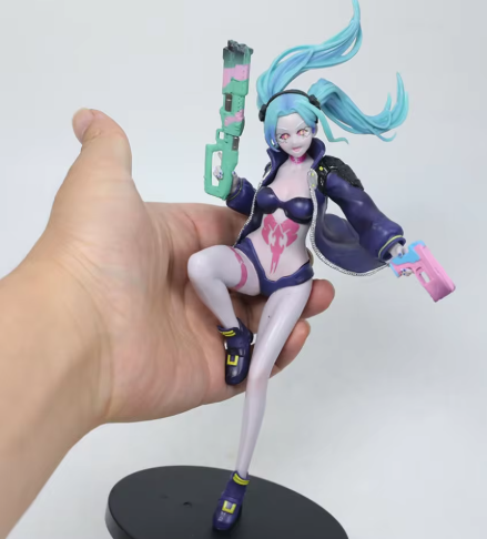 Rebecca The Destroyer Cyberpunk Edgerunners Popular Anime Figure PVC 9" [Boxed]