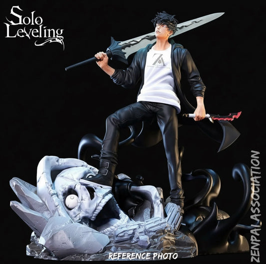 Sung Jinwoo Solo Leveling Anime Limited Edition Action Figure PVC 7.8" [Boxed]