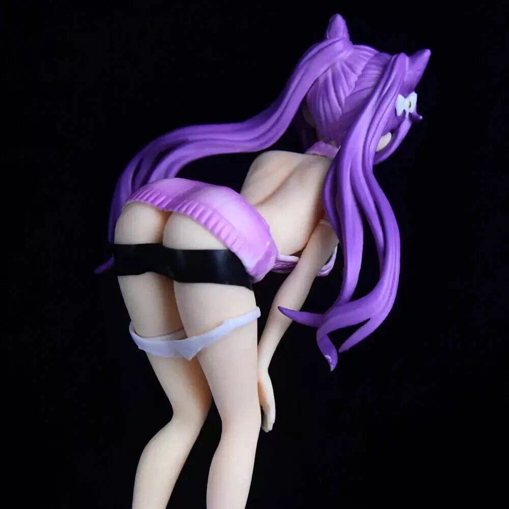 Keqing Neko Genshin Impact RPG Cast Off Anime Figure PVC 7" [No Box] *Adult Collectible*